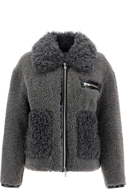 STAND STUDIO لـ Women STAND STUDIO Short Eco Shearling Coat