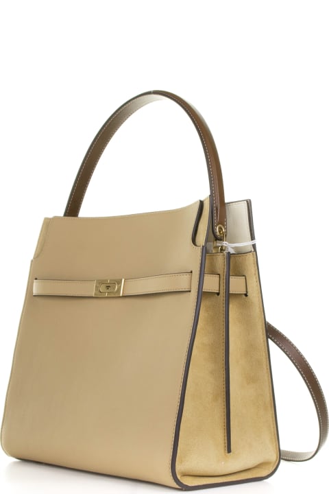 Tory Burch Bags for Women Tory Burch Double Lee Radziwill Bag In Leather