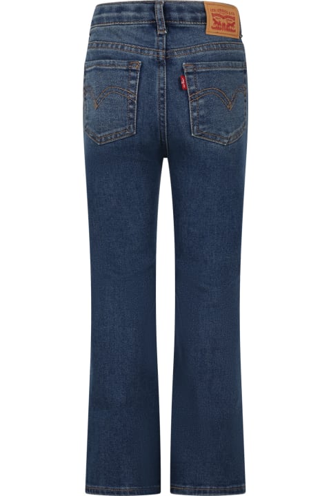 ガールズ Levi'sのボトムス Levi's Denim Jeans For Girl With Logo Patch