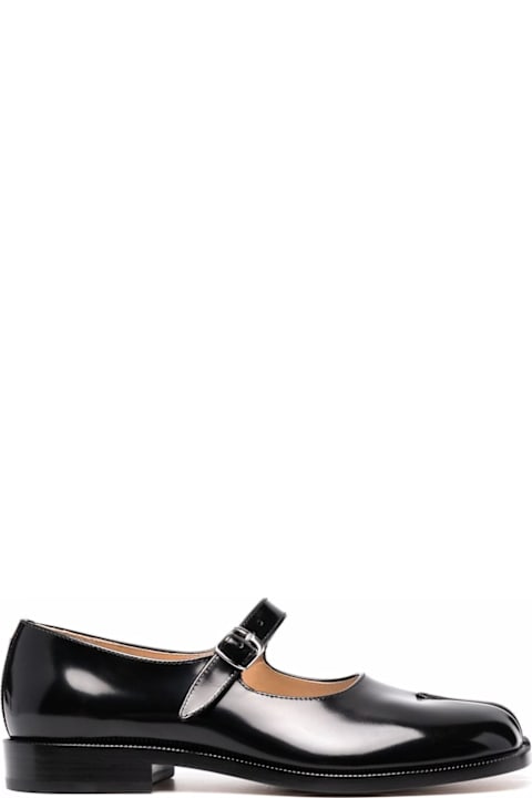Maison Margiela Tabi Leather Mary-jane Ballets
