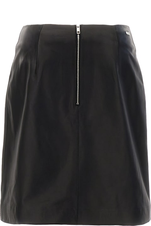 Hugo Boss for Kids Hugo Boss Black Nappa Leather Skirt