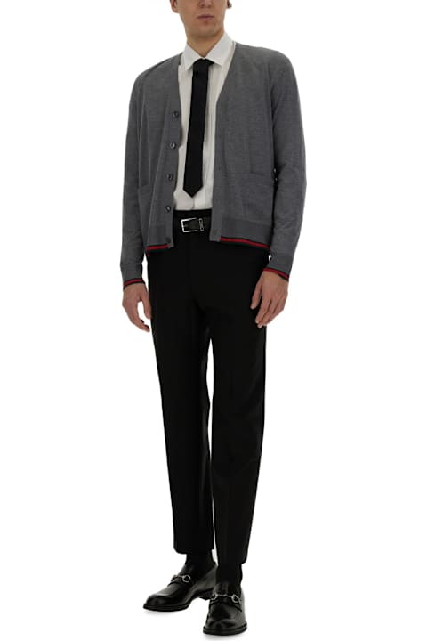 メンズ ニットウェア Gucci Web Pattern Cardigan