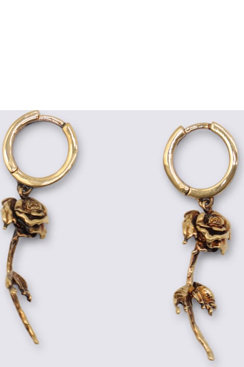 Earrings for Women Alexander McQueen Gold Tone Metal Earrings