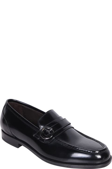 Tagliatore Loafers & Boat Shoes for Women Tagliatore Buckle Details Black Loafer