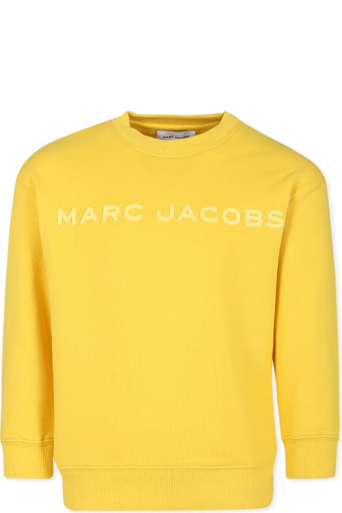 Homeware Marc Jacobs Yellow Sweatshirt For Kids With Logo
