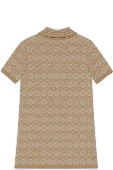 Gucci Sale for Kids Gucci Monogram Short-sleeved Dress