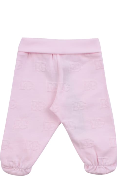 Cotton Trousers With Feet