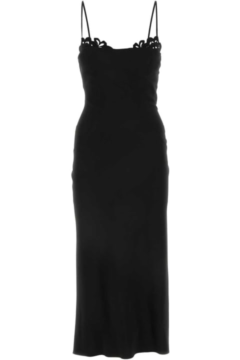 Clothing for Women Ermanno Scervino Black Stretch Polyester Dress
