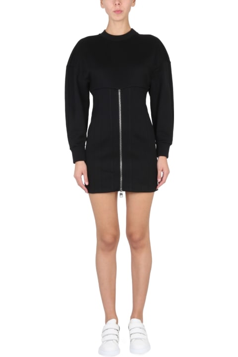 Homeware Alexander McQueen Mini Dress With Cocoon Sleeves