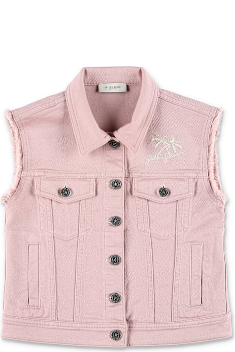 Homeware Golden Goose Kid - Sleeveless Denim Jacket
