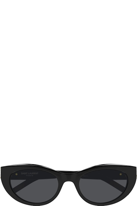 Eyewear Sale for Women Saint Laurent Eyewear Saint Laurent Sl M115 Linea Monogram 005 Black Grey Sunglasses