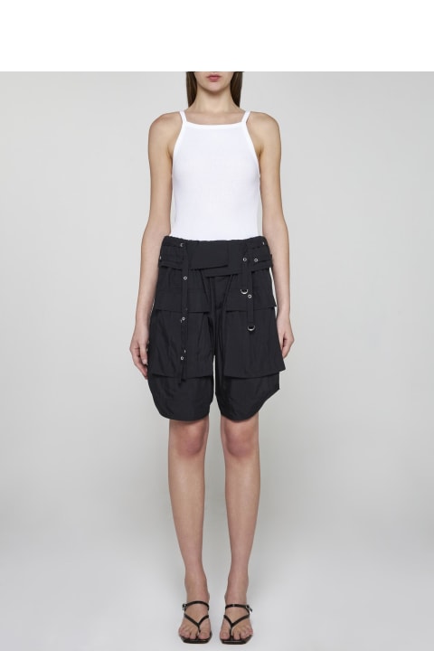Pants & Shorts for Women Isabel Marant Heidi Lyocell-blend Cargo Shorts