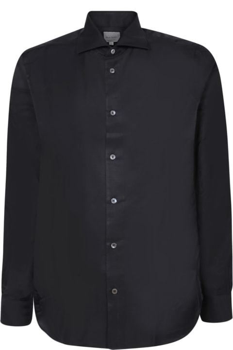Shirts for Men Paul Smith Black Long Sleeve Shirt