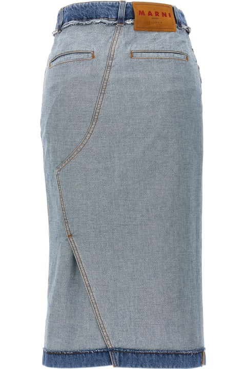 Fashion for Women Marni Denim Midi Skirt