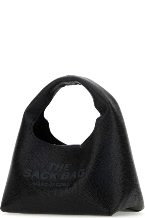 Fashion for Women Marc Jacobs Black Leather Mini The Sack Bag Handbag