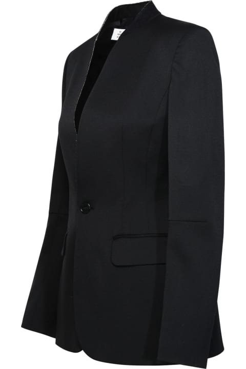 MM6 Maison Margiela Coats & Jackets for Women MM6 Maison Margiela Black Virgin Wool Blend Jacket