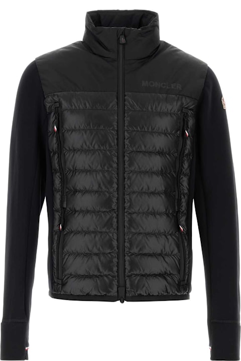 الملابس لـ القسم الرجالي Moncler Grenoble Ack Stretch Polyester Blend Cardigan