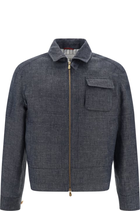 Brunello Cucinelli Coats & Jackets for Men Brunello Cucinelli Linen Jacket