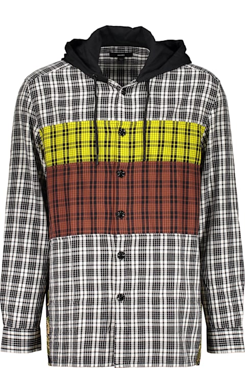 Homeware Diesel Checked Shirt With Modern Hood