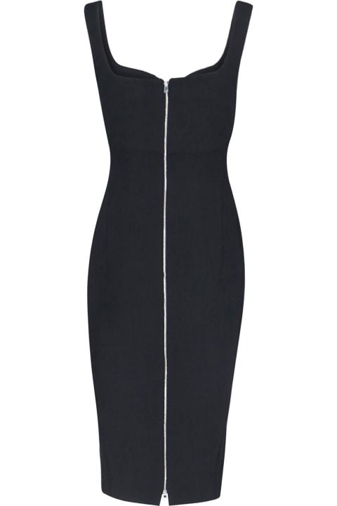 Victoria Beckham فساتين لـ السيدات Victoria Beckham Midi Dress T-shirt