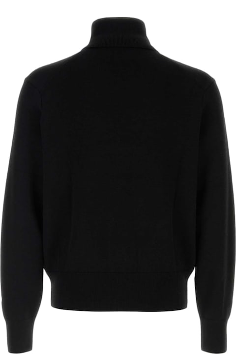 Ami Alexandre Mattiussi for Kids Ami Alexandre Mattiussi Black Wool Sweater