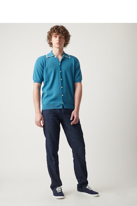 Homeware doppiaa Aagar Cotton Terry Shirt With Short Sleeves