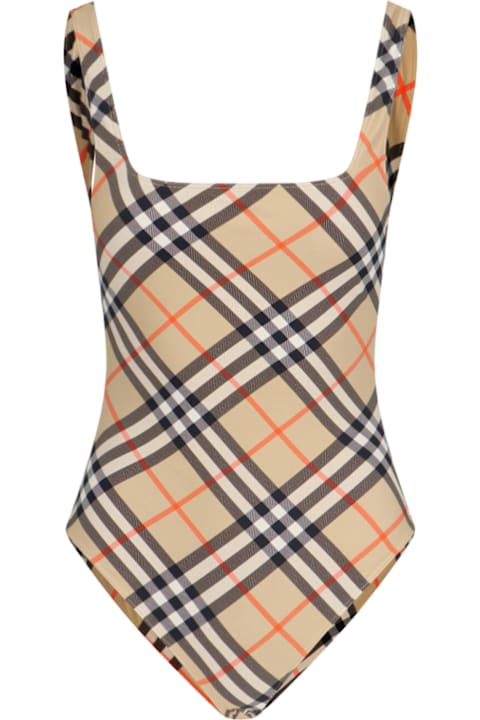 Burberry ملابس سباحة لـ السيدات Burberry One-piece Swimsuit 'check'
