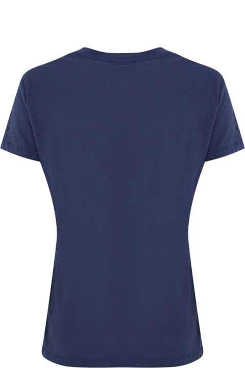 Elisabetta Franchi Topwear for Women Elisabetta Franchi Jersey T-shirt With Logo On The Sleeve