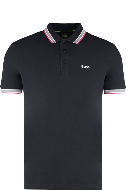 Hugo Boss Topwear for Men Hugo Boss Short Sleeve Cotton Pique Polo Shirt
