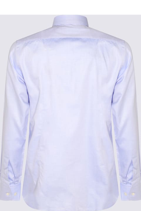 Etro لـ Men Etro Light Blue Cotton Shirt