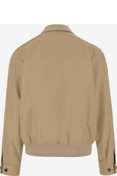 Burberry Coats & Jackets for Men Burberry Cotton Gabardine Harrington Chester Jacket