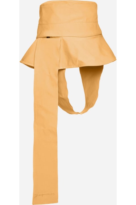 インテリア Jacquemus Le Bob Bando Cotton-blend Hat