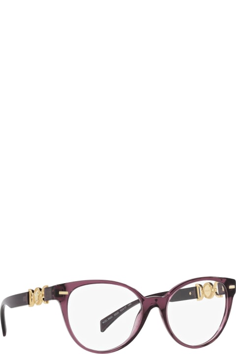 Versace Eyewear Eyewear for Women Versace Eyewear Ve3334 Transparent Violet Glasses
