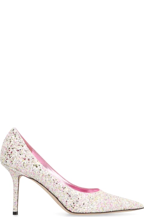 Jimmy Choo Shoes for Women Jimmy Choo Love 85 Glitter Pumps