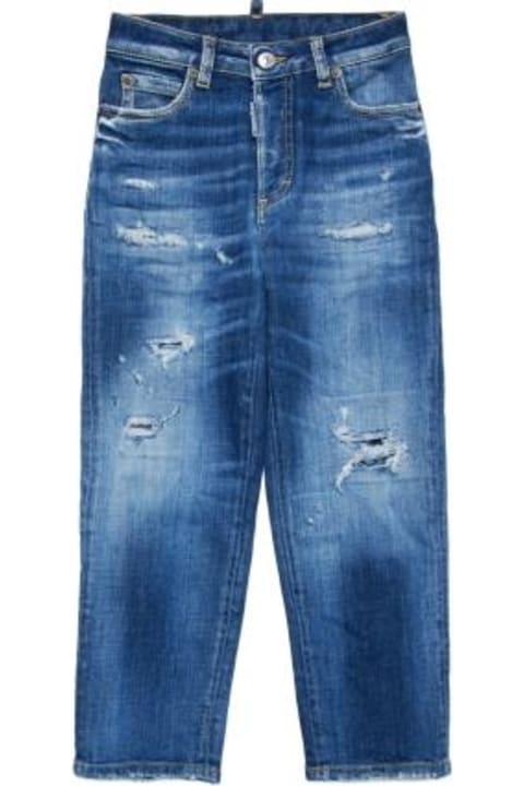 Dsquared2 for Kids Dsquared2 Jeans Dritti A Vita Media