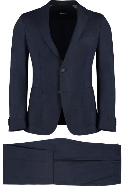 Hugo Boss Suits for Men Hugo Boss Mixed Wool Two-pieces Suit