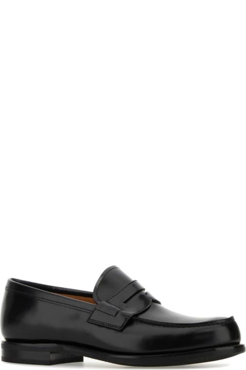 Church's Shoes for Men Church's Black Leather Gateshead Loafers