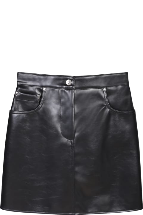 MSGM for Women MSGM Faux-leather Black Mini Skirt