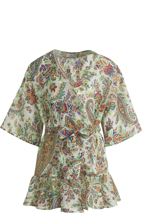 Dresses for Girls Etro Chemisier Con Stampa Paisley