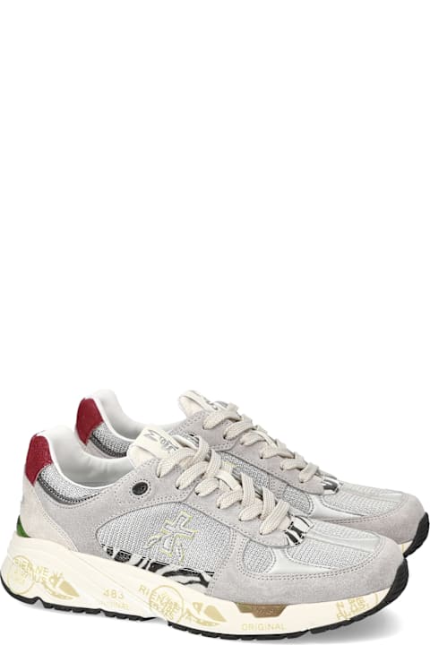 White Premiata Sneakers for Women White Premiata Sneaker Mase 7121 Grey