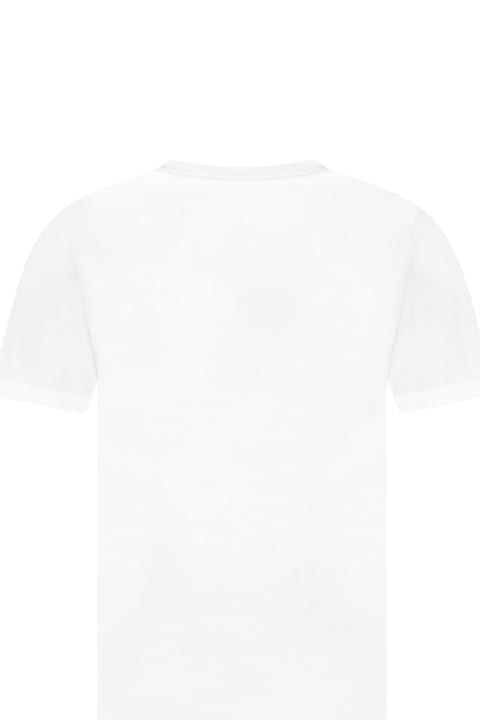 Homeware Ralph Lauren White T-shirt For Boy With Pony Logo