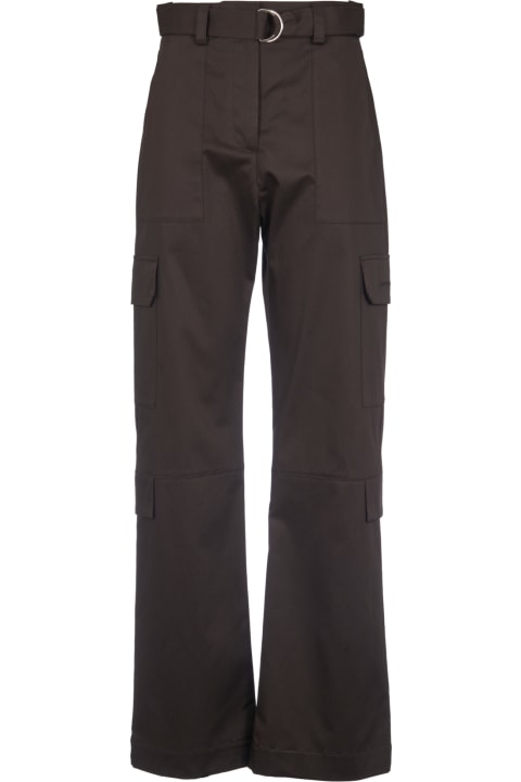 MSGM Pants & Shorts for Women MSGM Belted Cargo Trousers