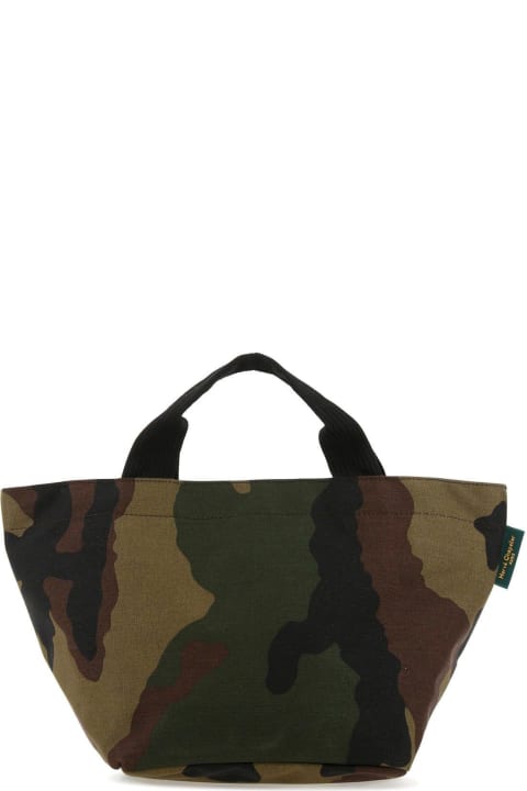 Hervè Chapelier Totes for Men Hervè Chapelier Printed Canvas 1027w Shopping Bag