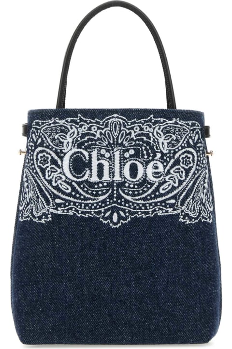 Totes for Women Chloé Denim Micro Sense Handbag