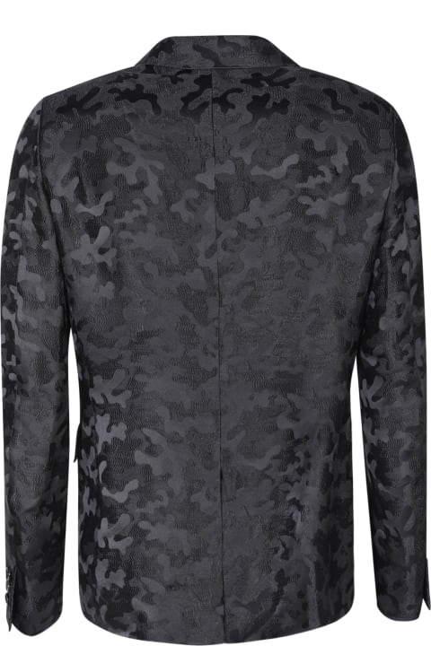 Comme Des Garçons Homme Plus for Men Comme Des Garçons Homme Plus Jacquard-effect Black Jacket