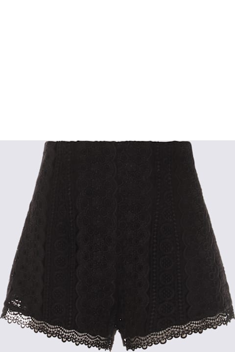 Charo Ruiz Clothing for Women Charo Ruiz Black Cotton Blend Shorts