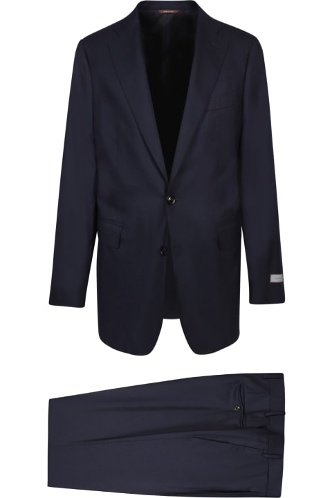 Canali for Men Canali Capri Blue Cashmere Suit