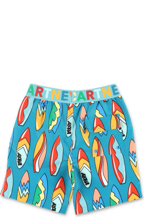 Swimwear for Boys Stella McCartney Kids Swim-board Printed Swim Shorts