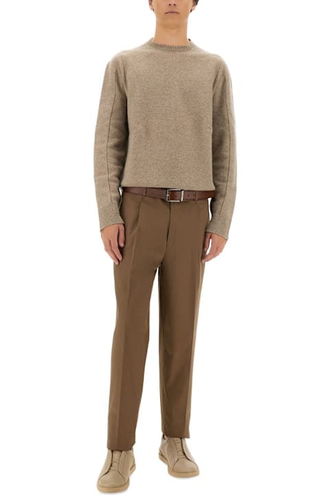 Pants for Men Zegna Straight Leg Pants