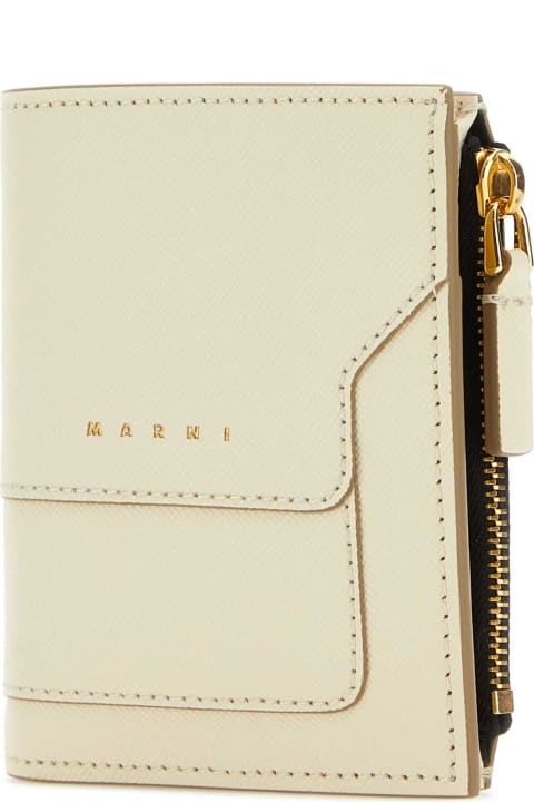 Marni for Women Marni Ivory Leather Wallet